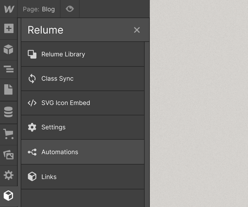 Relume Chrome Extension